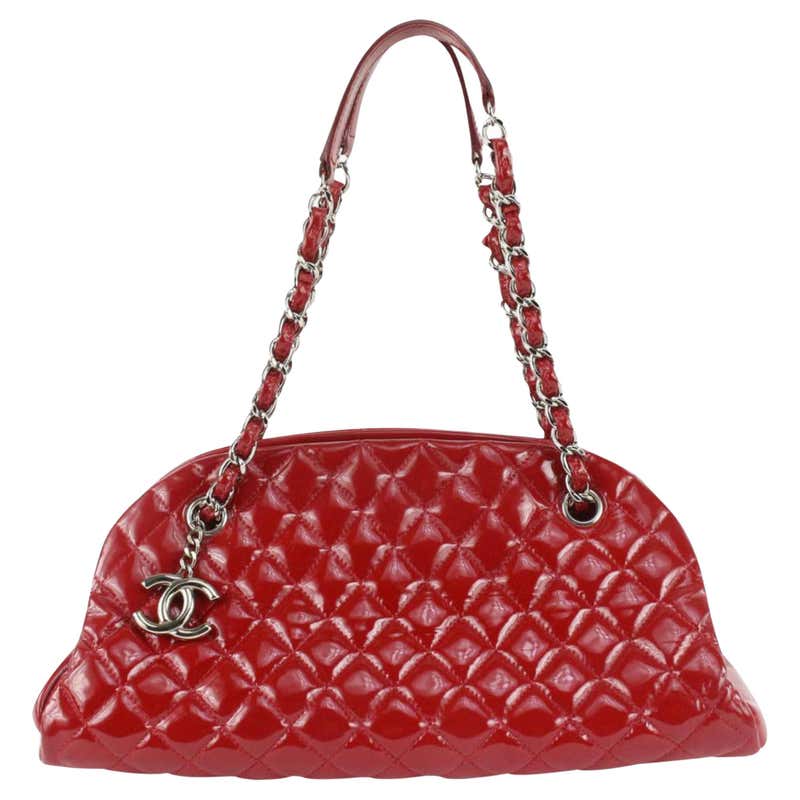 Chanel Red Wicker Classic Flap Shoulder Bag For Sale at 1stDibs ...