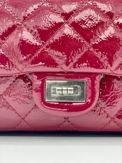 Chanel Red Quilted Patent Leather 2.55