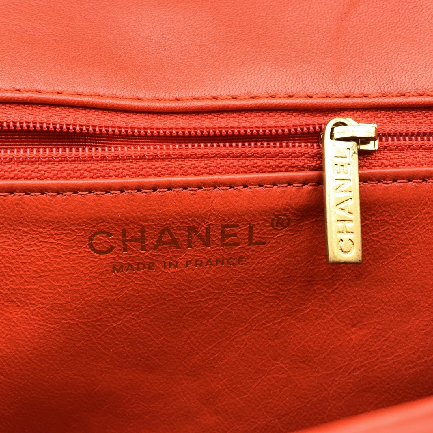 Chanel Red Quilted Patent Leather 2.55 Reissue Accordion Flap Bag 6