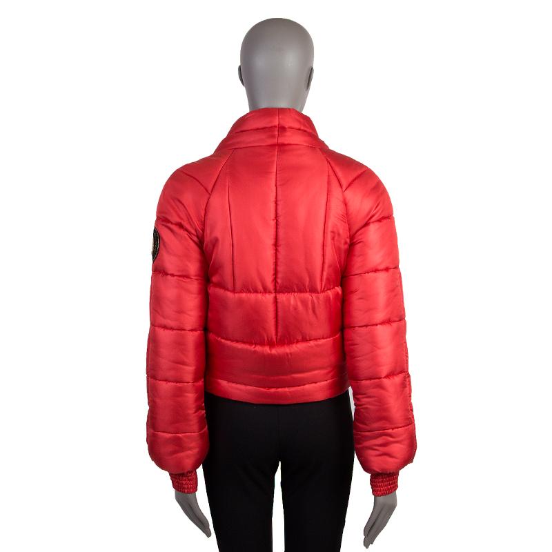 red chanel puffer jacket