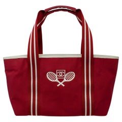 Chanel Red Tennis Club Tote
