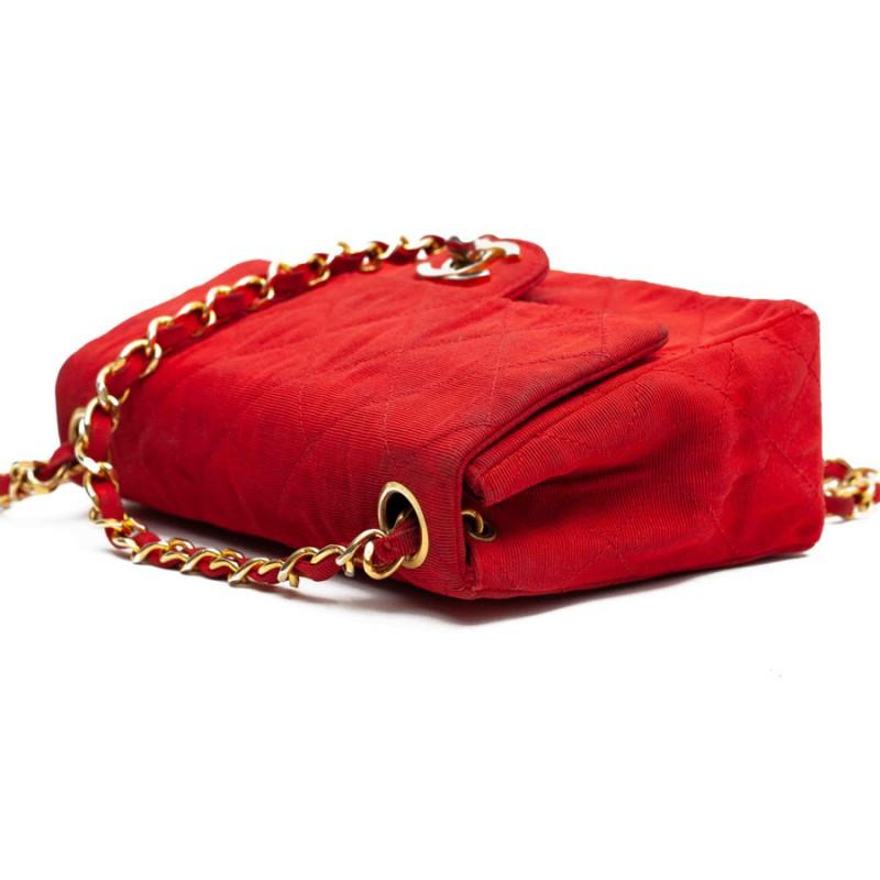 CHANEL Red Timeless Mini Bag 5