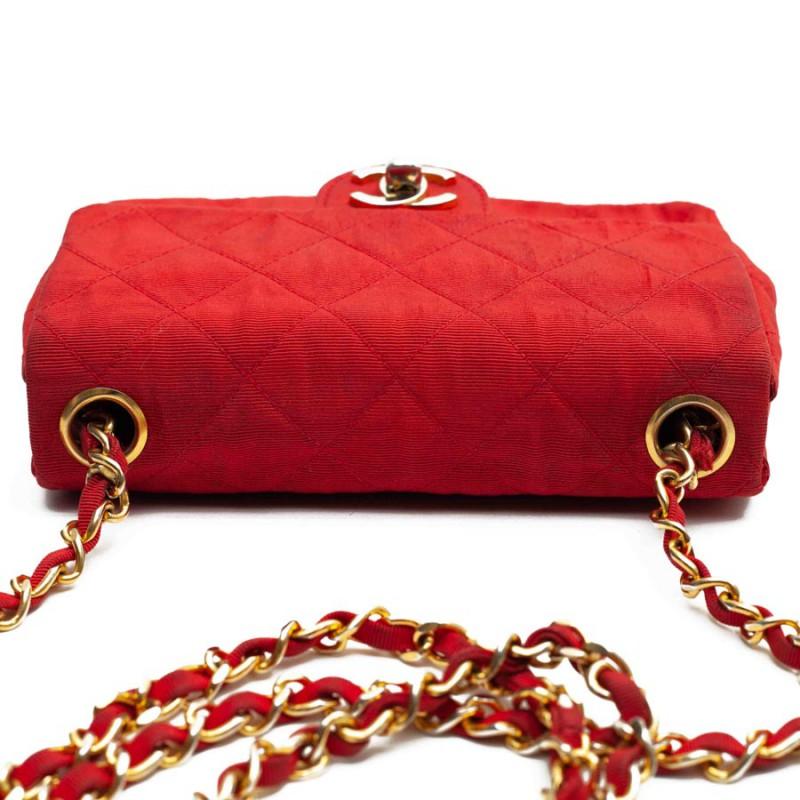 CHANEL Red Timeless Mini Bag 6
