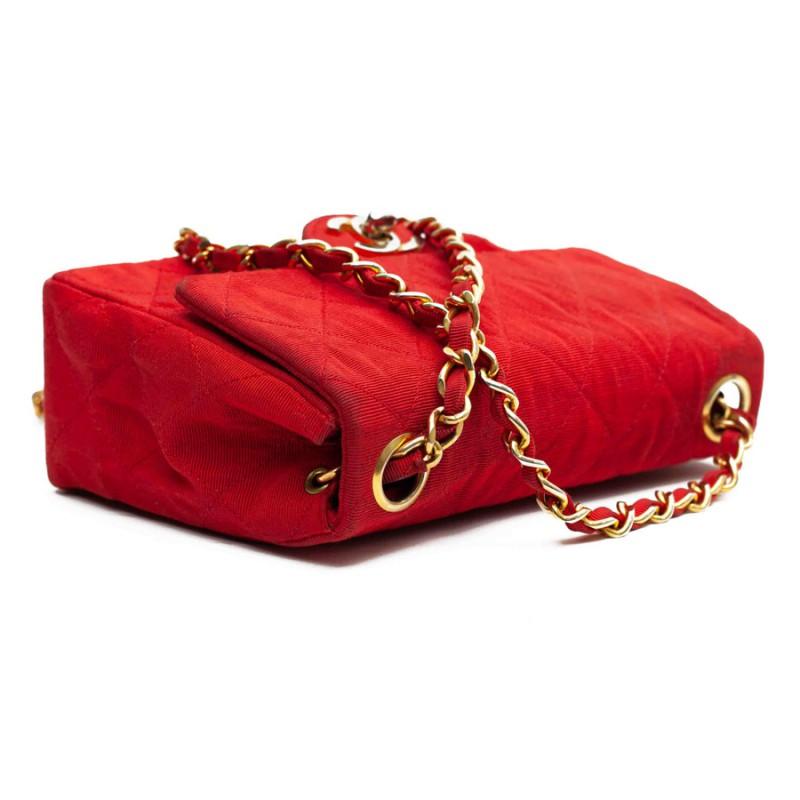 CHANEL Red Timeless Mini Bag 7