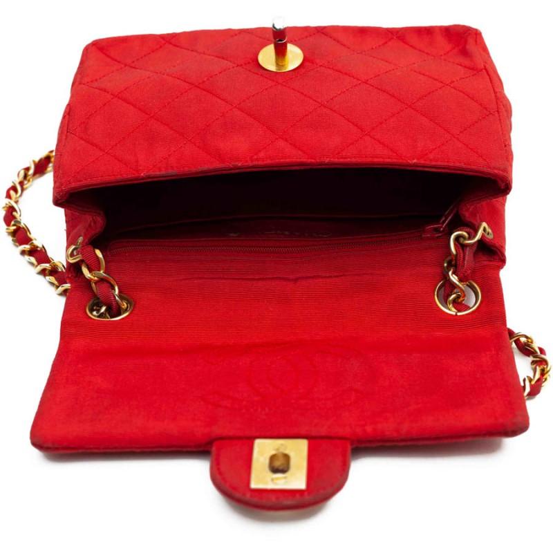 CHANEL Red Timeless Mini Bag 8