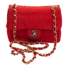 CHANEL Red Timeless Mini Bag