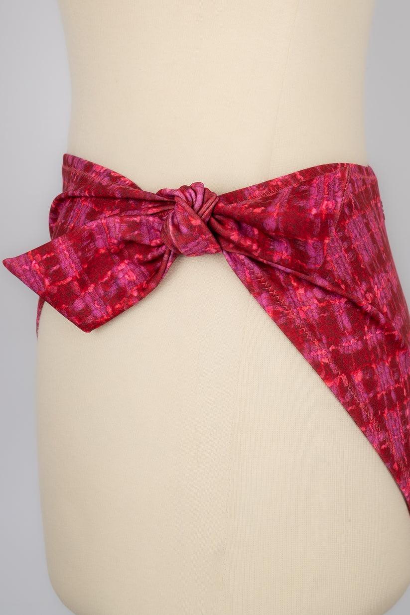Chanel Red-Tone Bikini Bottom For Sale 2