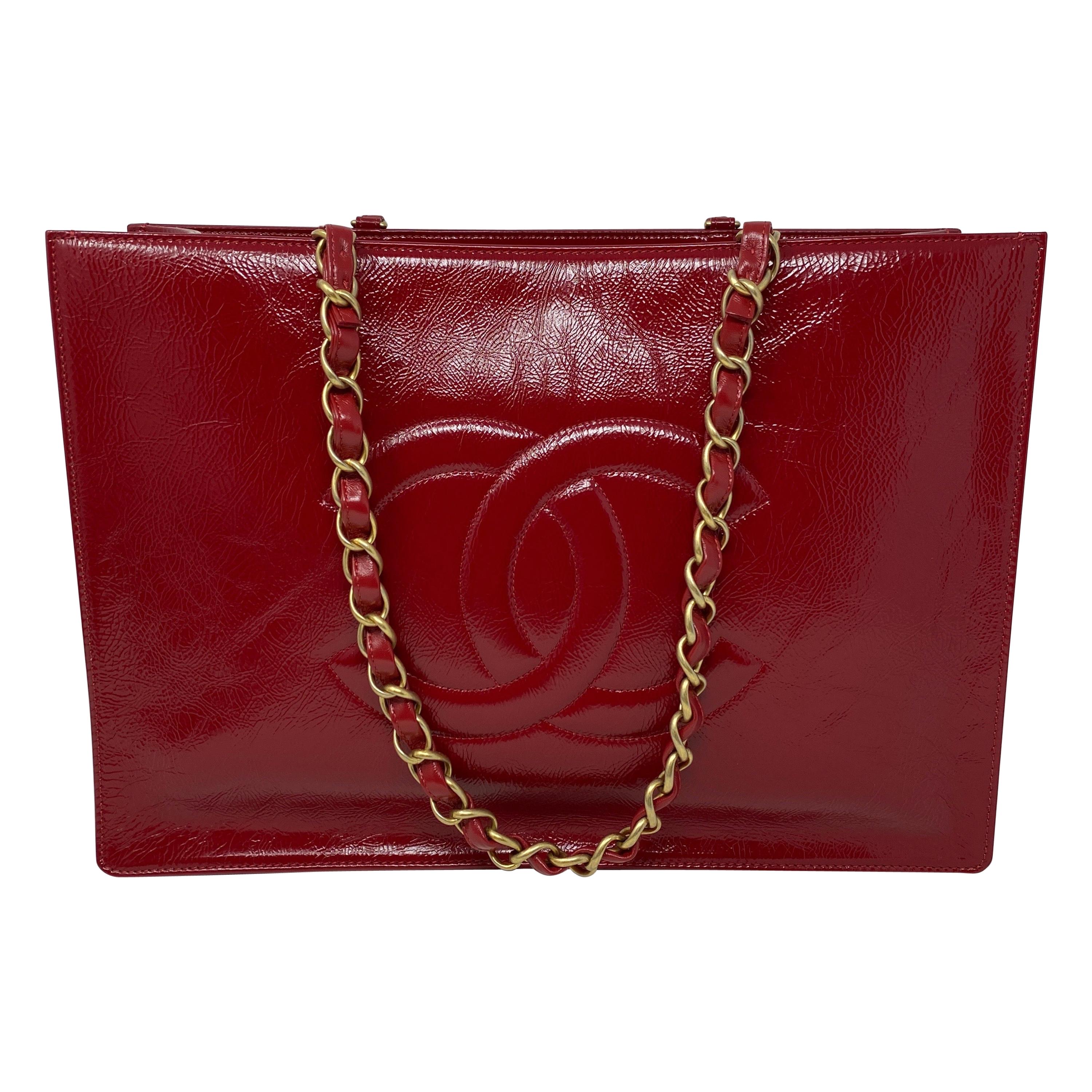 Chanel Red Tote 