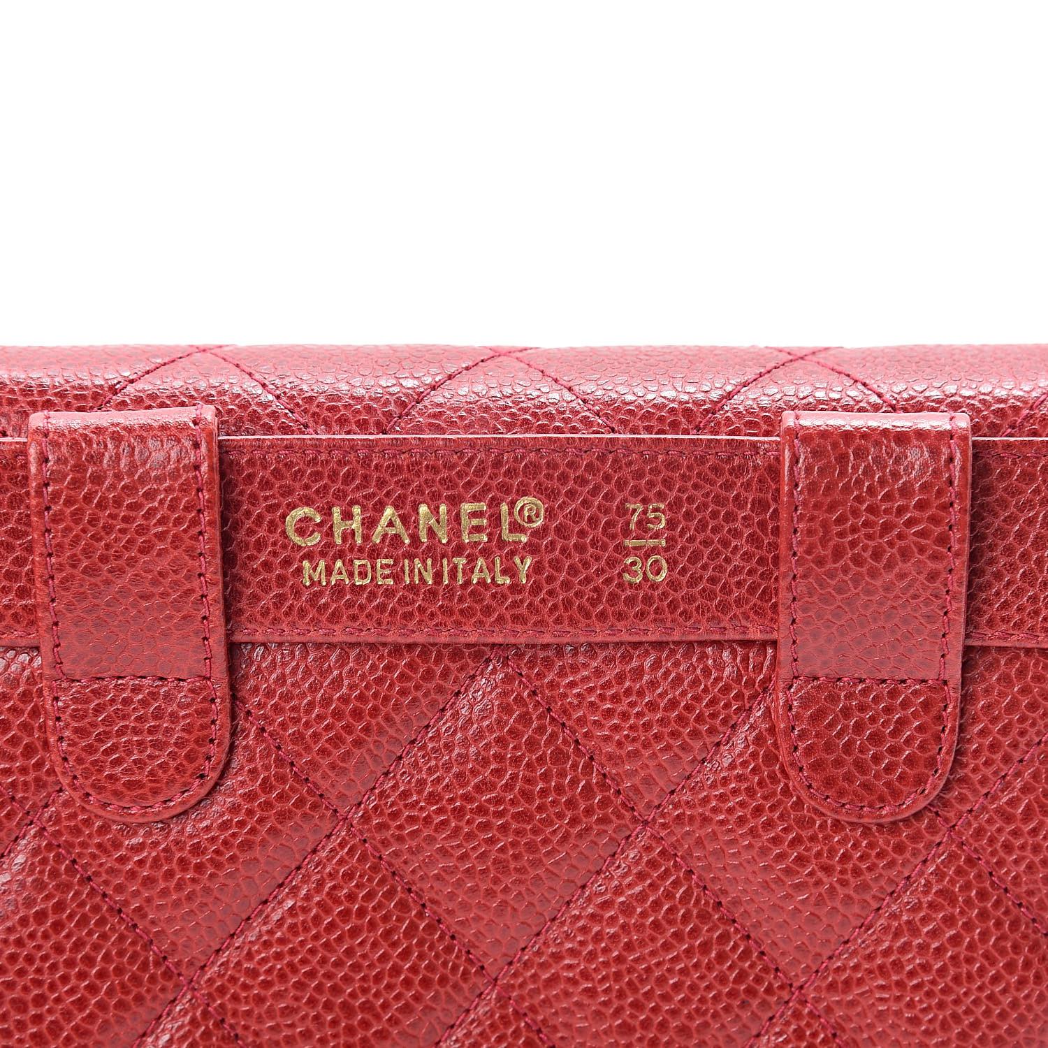 Chanel Red Vintage 1997 Rare Quilted Calfskin Waist Pouch Fanny Pack Belt Bum 6