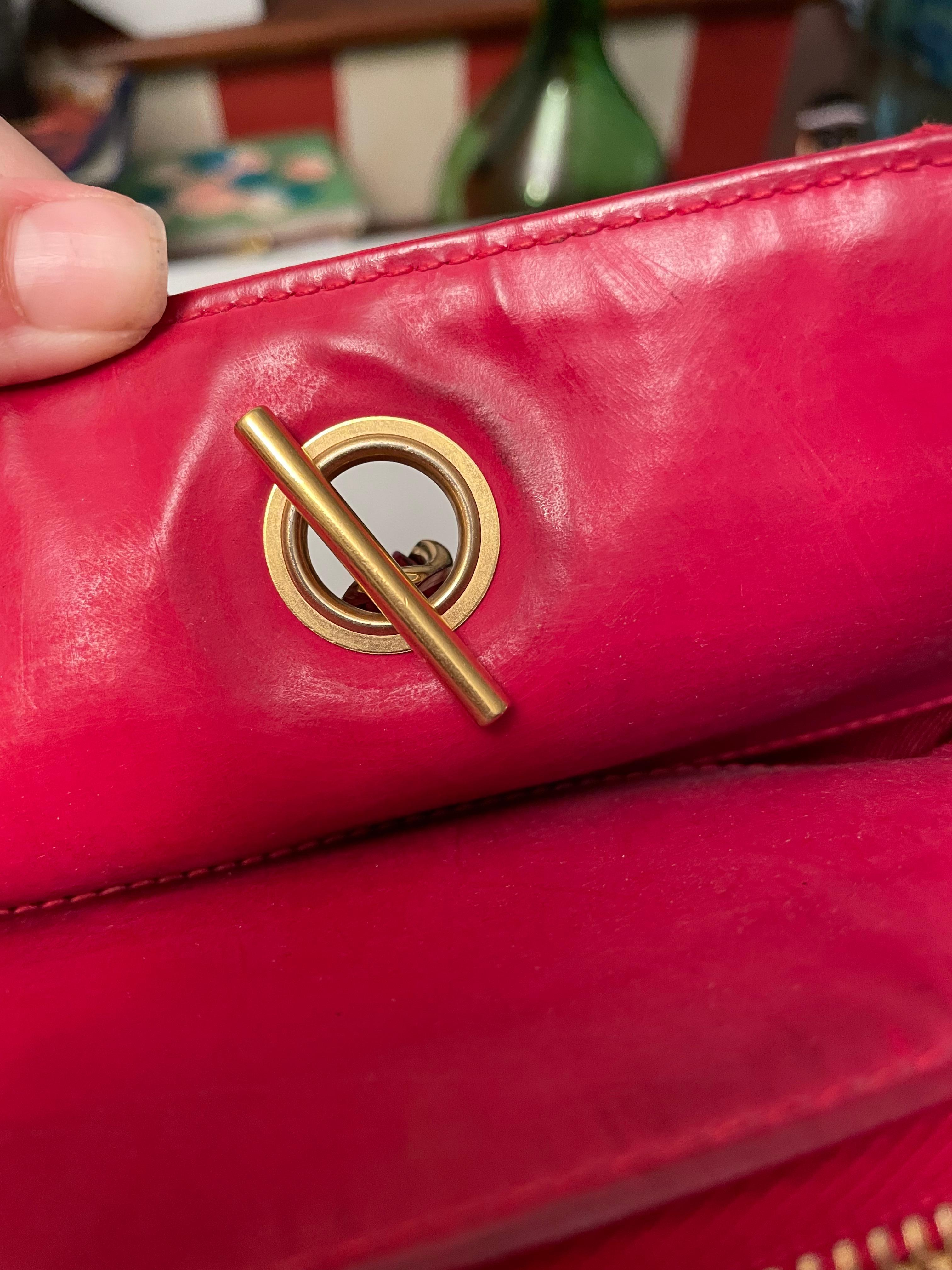 Chanel red Weekender Bag 4