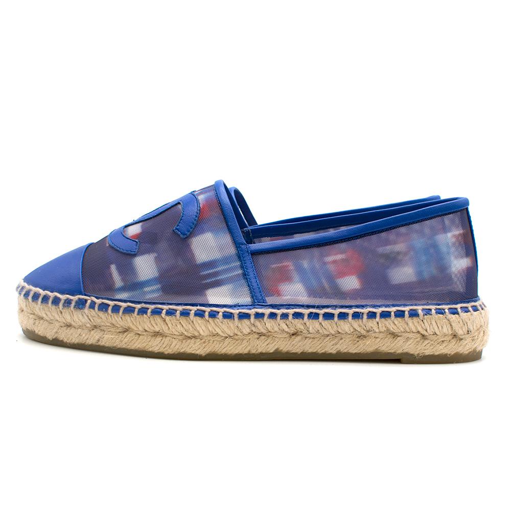 chanel espadrilles mesh