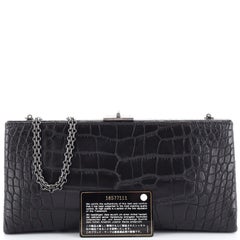 Chanel Reissue 2.55 Box Chain Clutch Crocodile Long