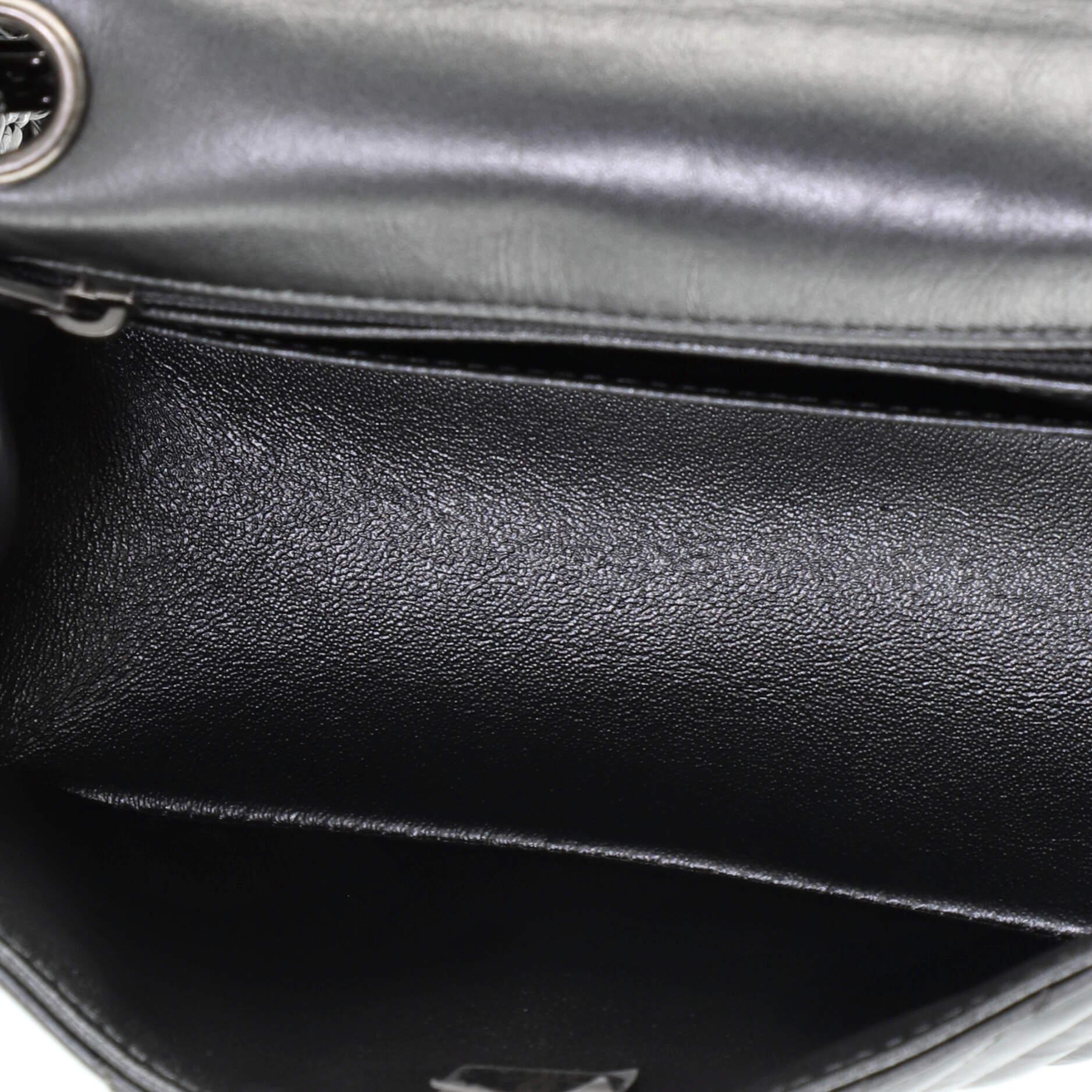 Gray Chanel Reissue 2.55 Flap Bag Chevron Aged Calfskin Mini