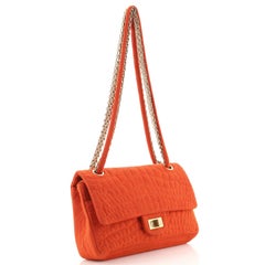 Chanel Reissue 2.55 Flap Bag Crocodile Quilted Jersey 225