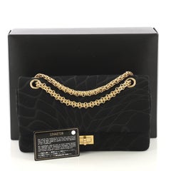 Chanel Reissue 2.55 Flap Bag Embroidered Jersey 225