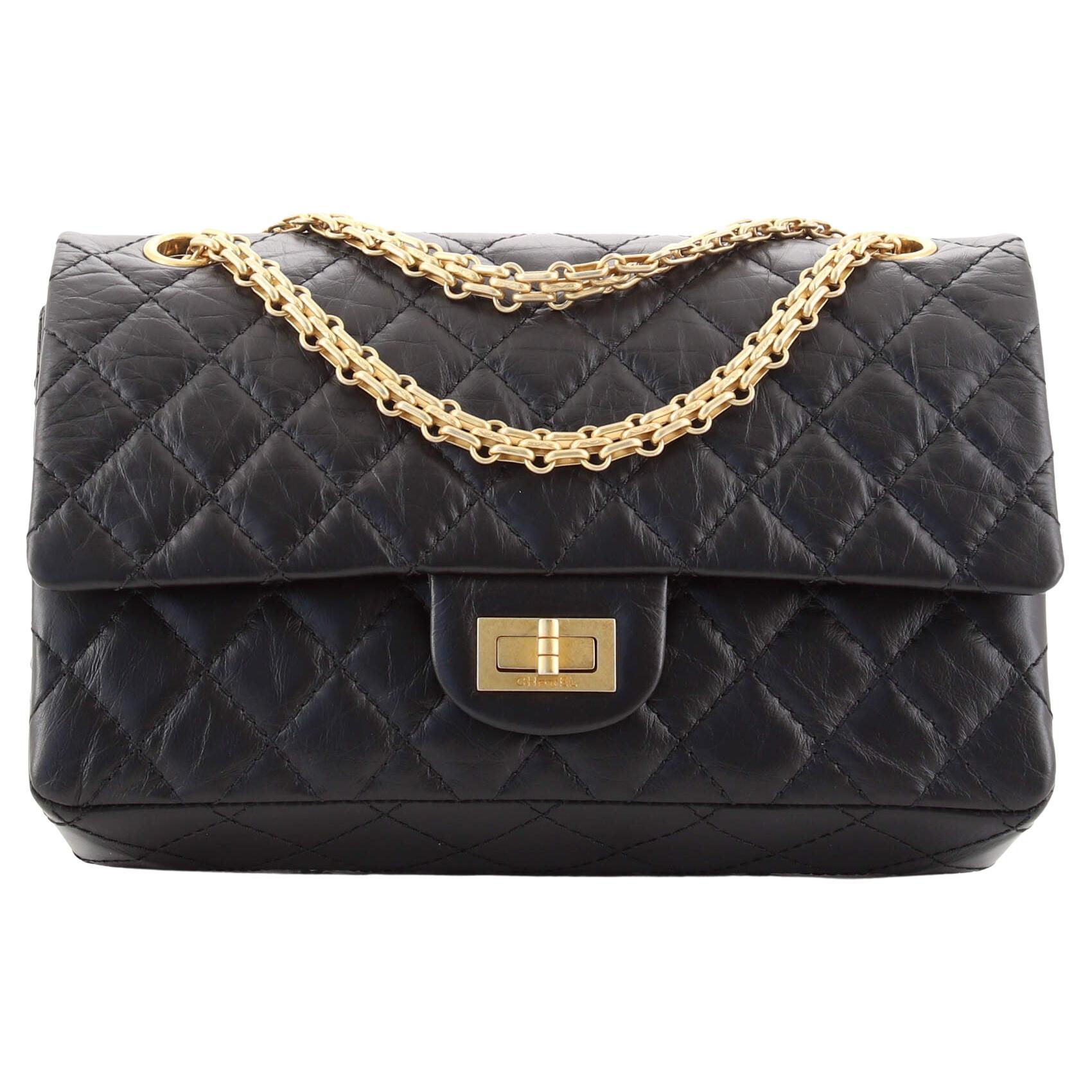 Chanel Reissue 2.55 Flap Bag Quilted Aged Calfskin 225