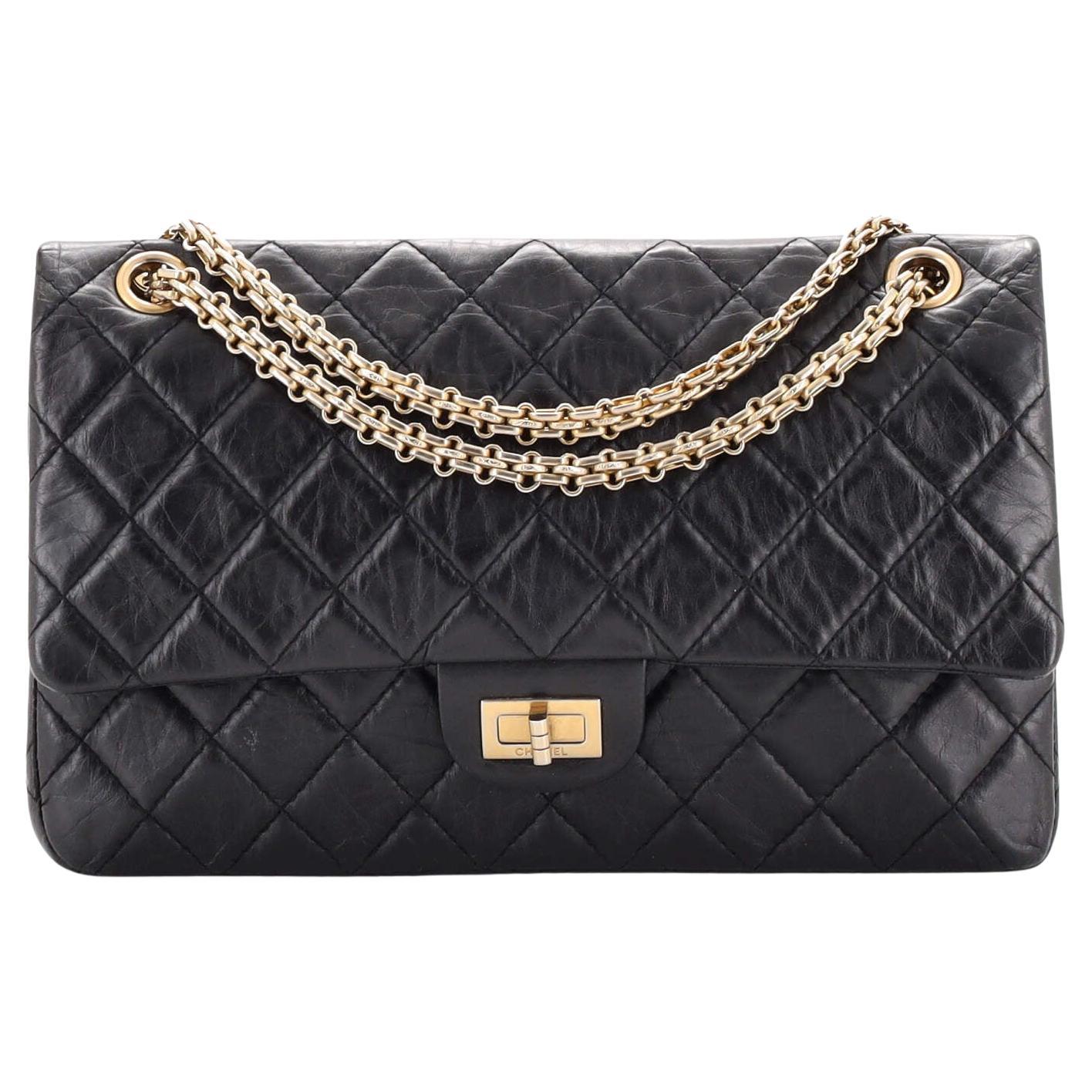 Chanel Beige Quilted Leather 2.55 Reissue Classic 226 Flap Bag (Circa 2008)