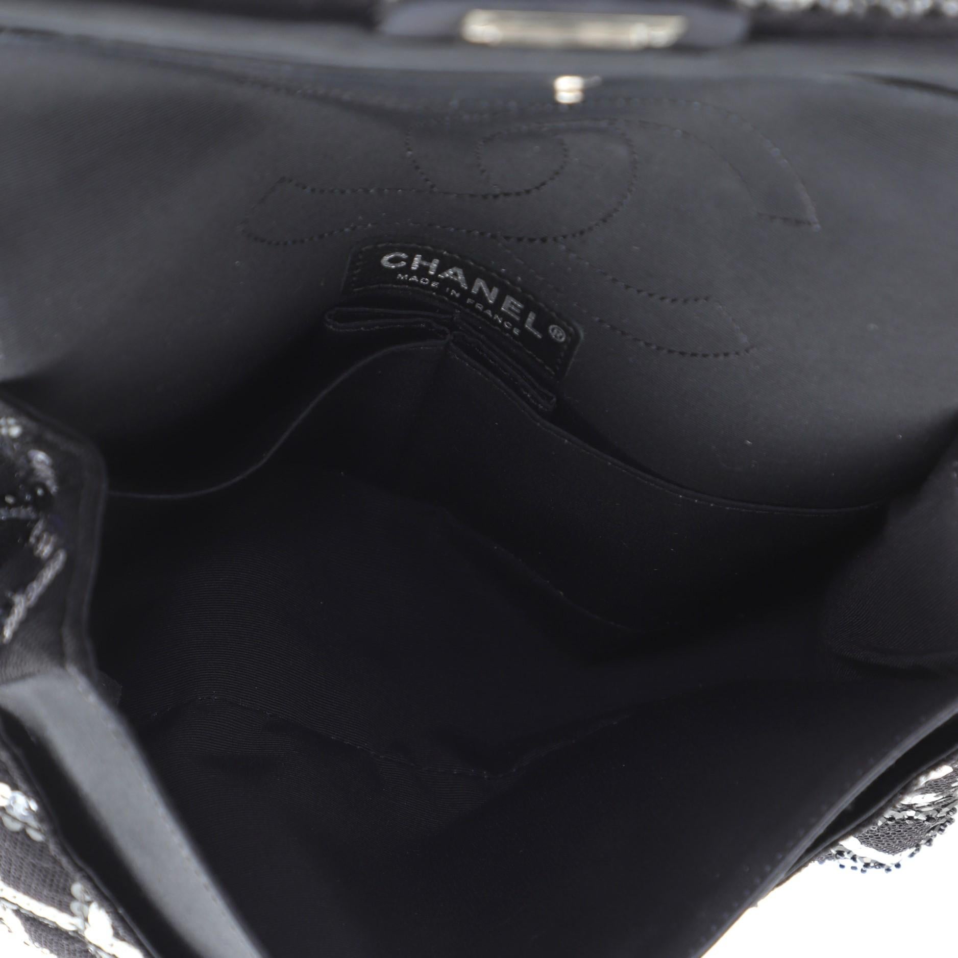 Chanel Reissue 2.55 Flap Bag Quilted Embellished Grosgrain 225 1