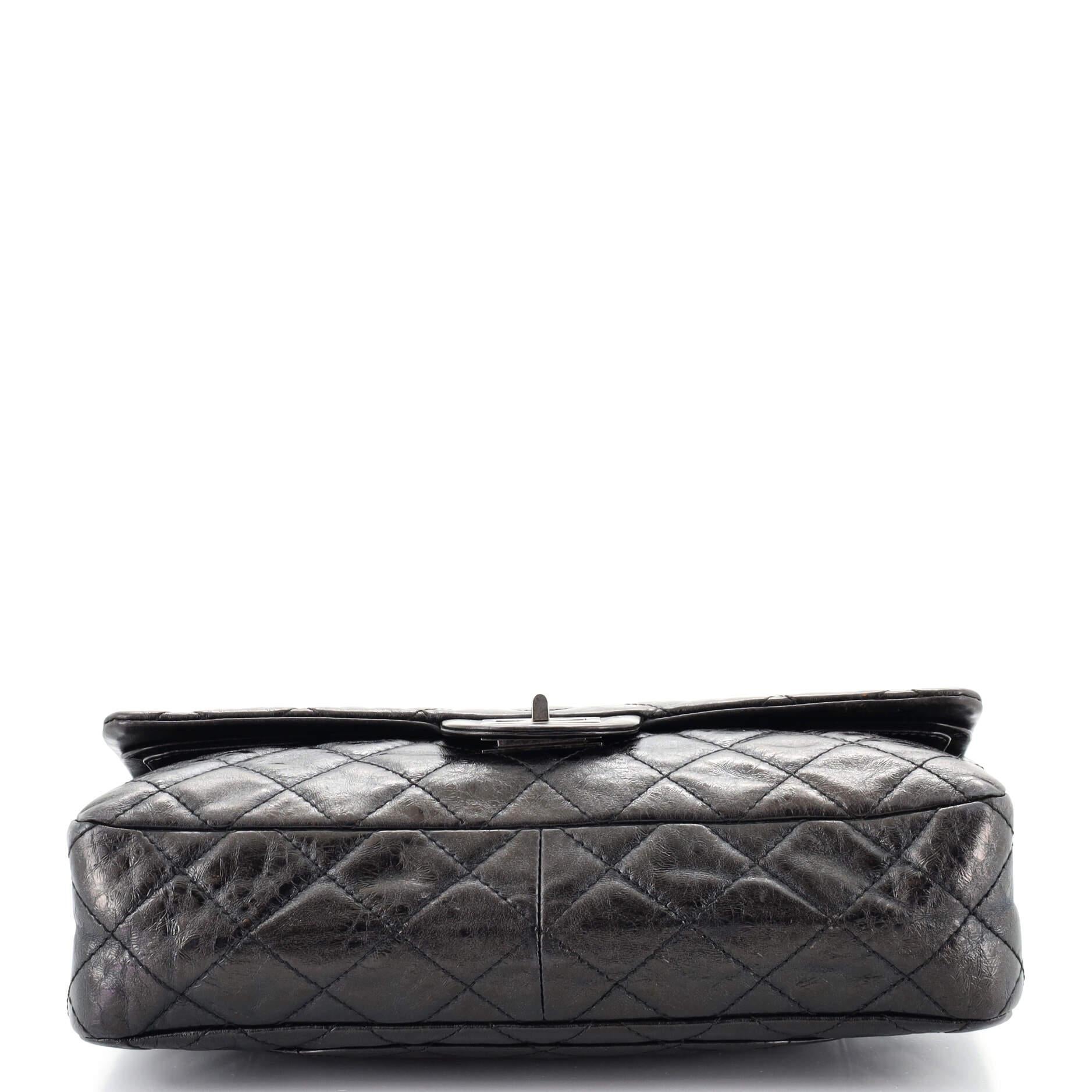 Women's or Men's Chanel Reissue 2.55 Flap Bag Quilted Glazed Calfskin 227