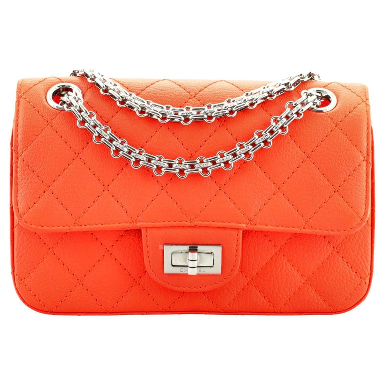 Chanel Reissue 2.55 Flap Bag Quilted Goatskin Mini at 1stDibs