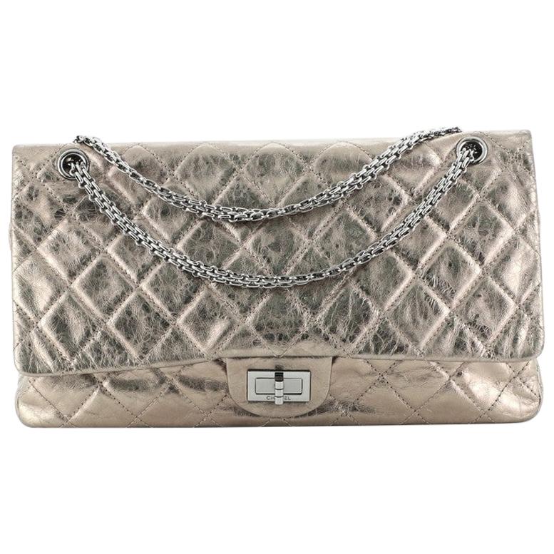 Chanel Reissue 2.55 Flap Bag Quilted Metallic Aged Calfskin 22