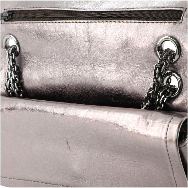 Women's or Men's Chanel Reissue 2.55 Flap Bag Quilted Metallic Aged Calfskin 225