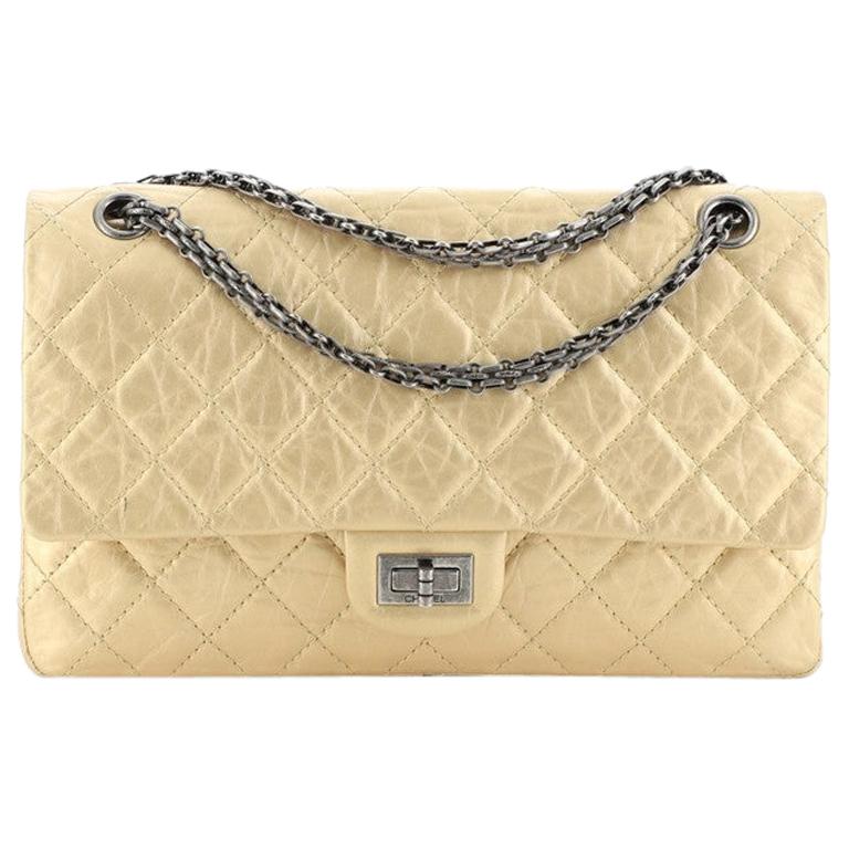 Chanel Reissue 2.55 Flap Bag Quilted Metallic Aged Calfskin 226