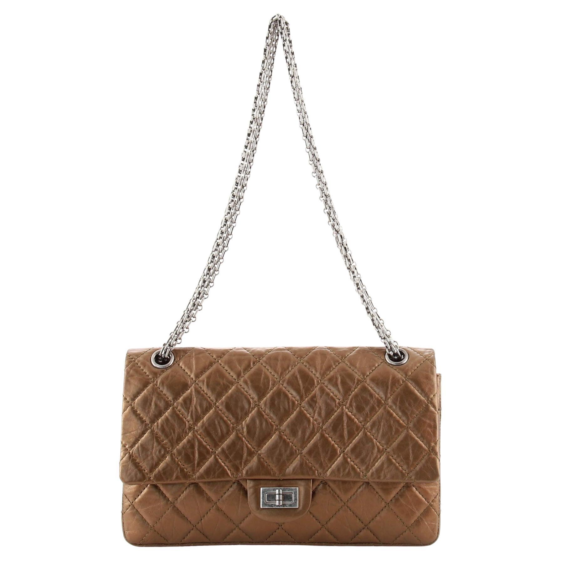 Chanel Dubai Messenger Bag Quilted Aged Calfskin Medium at 1stDibs