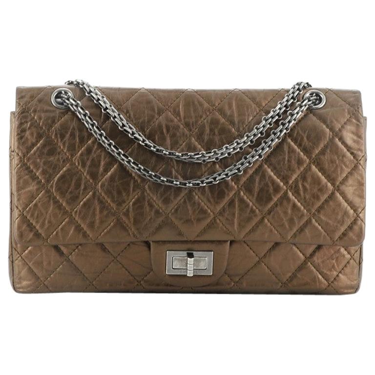 Chanel Reissue 2.55 Flap Bag Quilted Metallic Aged Calfskin 227