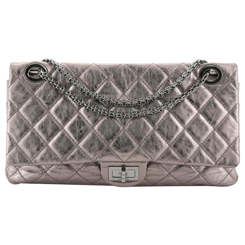 Chanel Reissue 2.55 Flap Bag Quilted Metallic Aged Calfskin 228