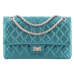 Chanel Reissue 2.55 Flap Bag Quilted Metallic Calfskin 226