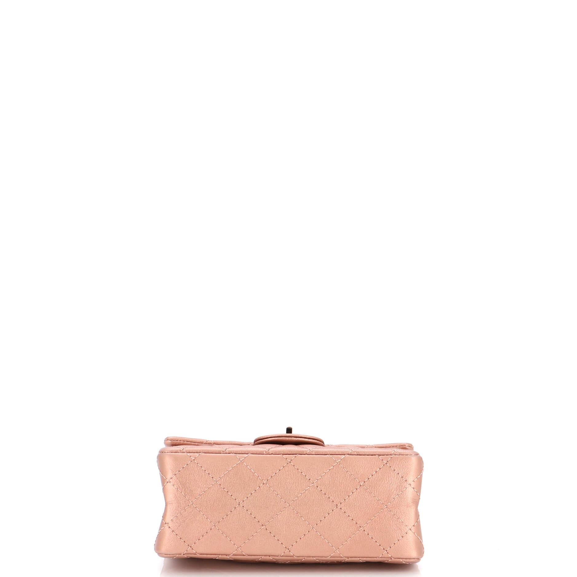 Chanel Reissue 2.55 Flap Bag Quilted Metallic Calfskin Mini 1