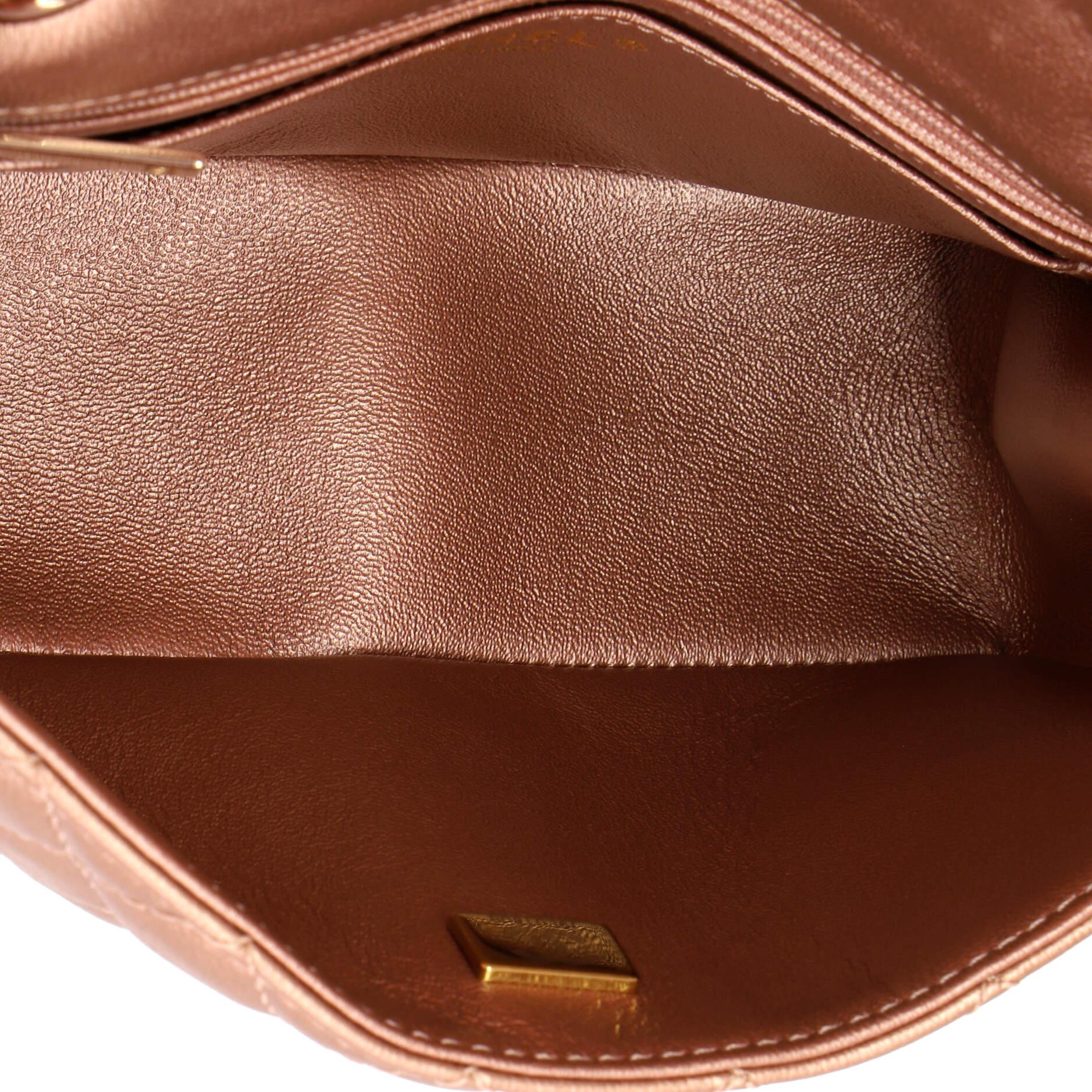 Chanel Reissue 2.55 Flap Bag Quilted Metallic Calfskin Mini 2