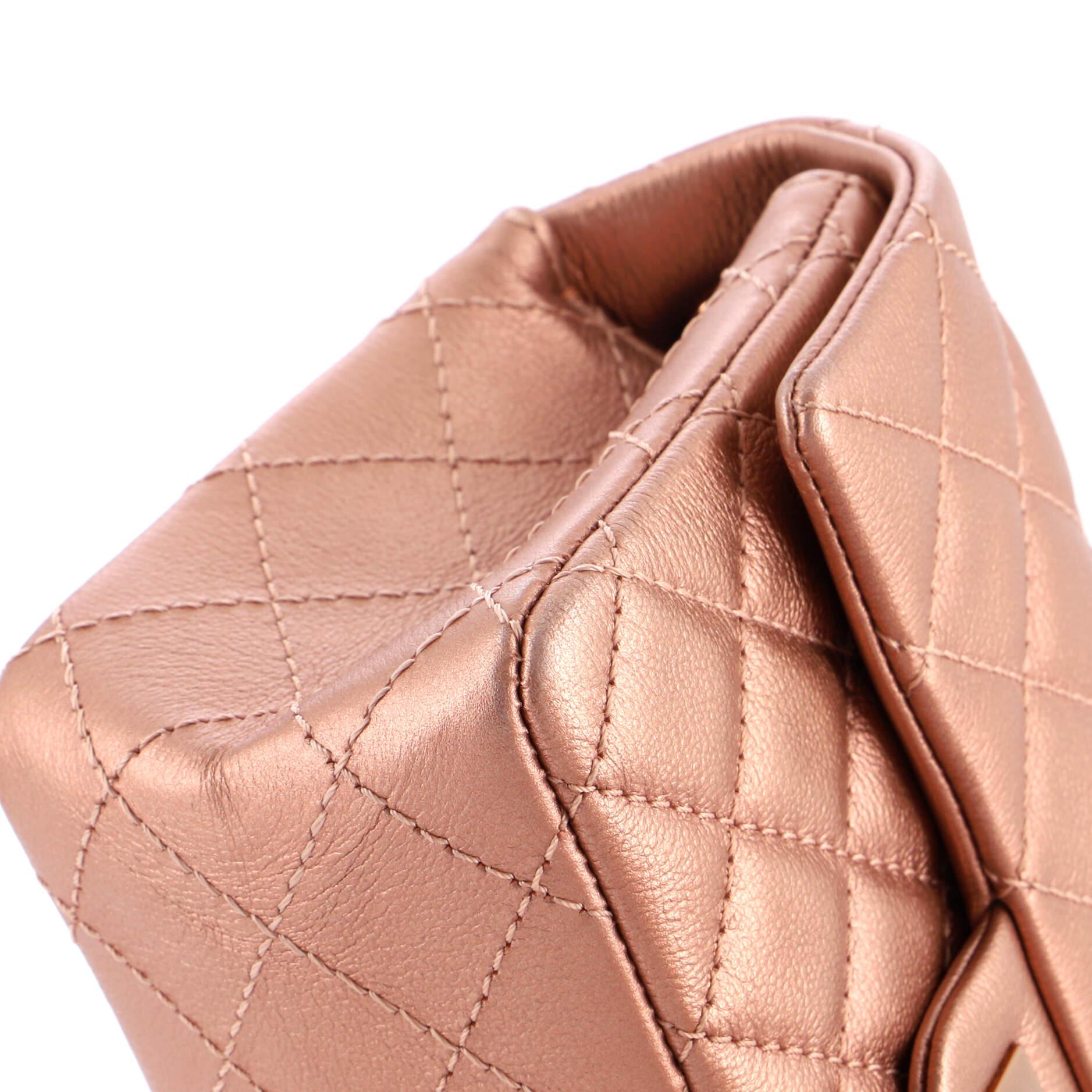 Chanel Reissue 2.55 Flap Bag Quilted Metallic Calfskin Mini 3