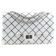 Chanel Reissue 2.55 Flap Bag Quilted Printed Canvas 226