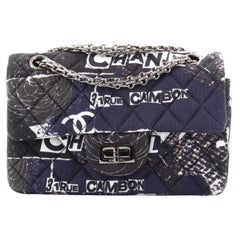 Chanel Reissue 2.55 Flap Bag Quilted Printed Jersey Mini