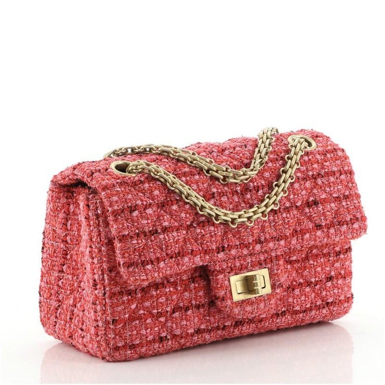 Chanel Reissue 2.55 Flap Bag Quilted Tweed Mini at 1stDibs  chanel tweed  reissue, chanel 2.55 tweed, chanel tweed 2.55