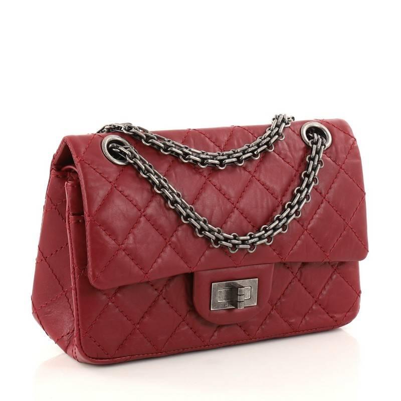 Chanel Reissue 2.55 Handbag Quilted Aged Calfskin 224 In Good Condition In NY, NY