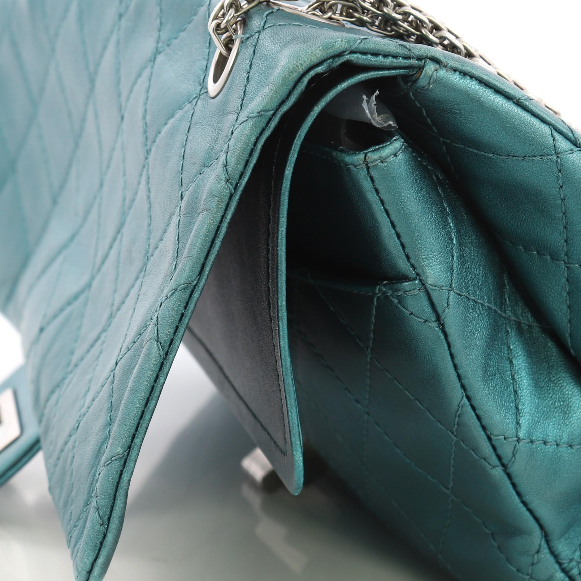 Chanel Reissue 2.55 Handbag Quilted Metallic Aged Calfskin 227 3