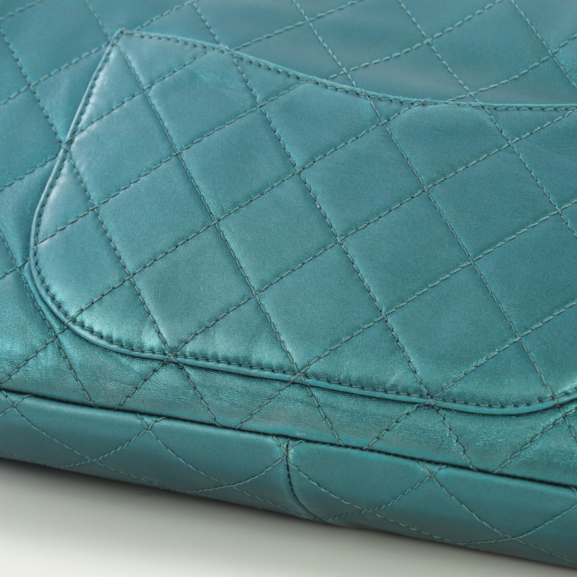 Chanel Reissue 2.55 Handbag Quilted Metallic Aged Calfskin 227 4