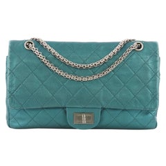 Chanel Reissue 2.55 Handbag Quilted Metallic Aged Calfskin 227
