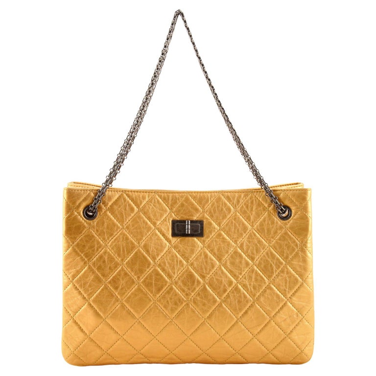 Chanel Reissue 2.55 Tote Quilted Aged Calfskin