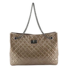 Chanel Reissue 2.55 Tote Quilted Patent Large