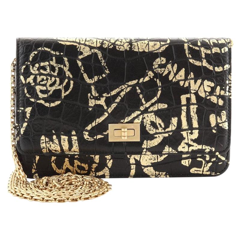 Chanel Reissue 2.55 Wallet on Chain Graffiti Crocodile Embossed Calfskin at  1stDibs  chanel reissue wallet on chain, chanel 2.55 wallet on chain, chanel  wallet on chain 2.55