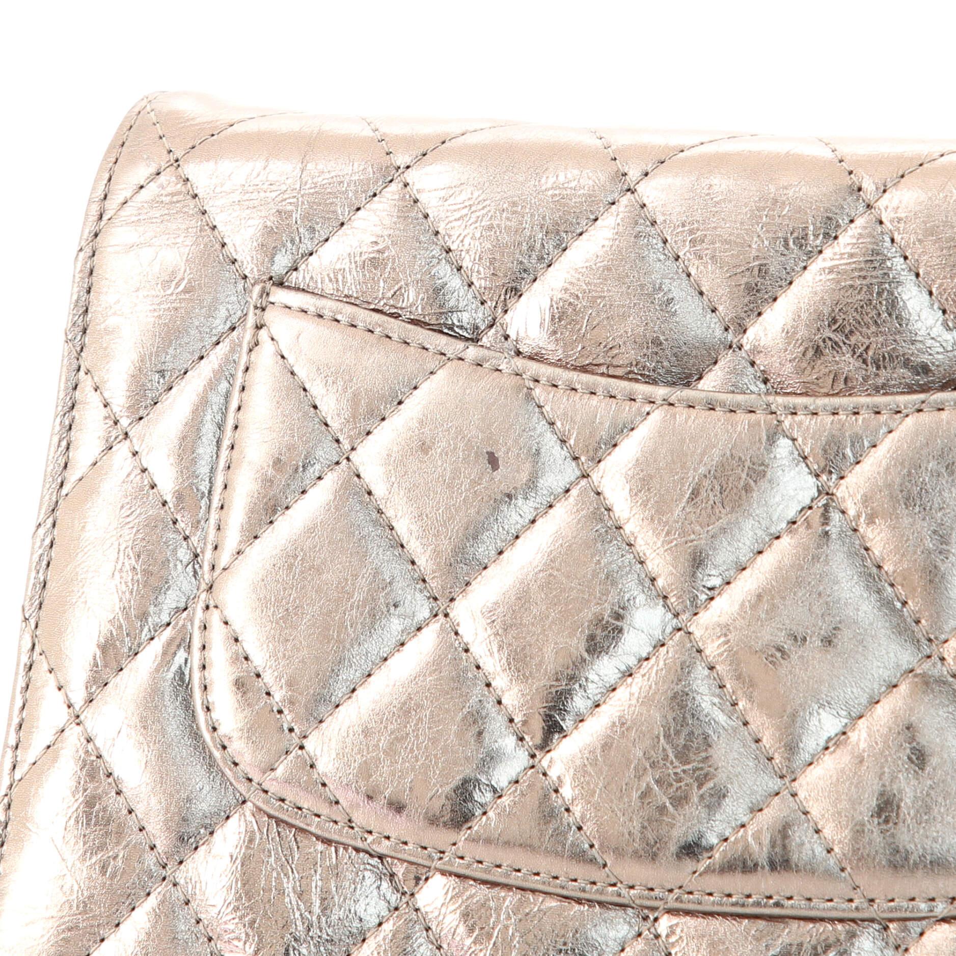 Chanel Reissue 2.55 Wallet on Chain Quilted Aged Calfskin In Good Condition In NY, NY