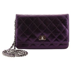  Chanel Reissue 2.55 Wallet on Chain Quilted Aged Calfskin