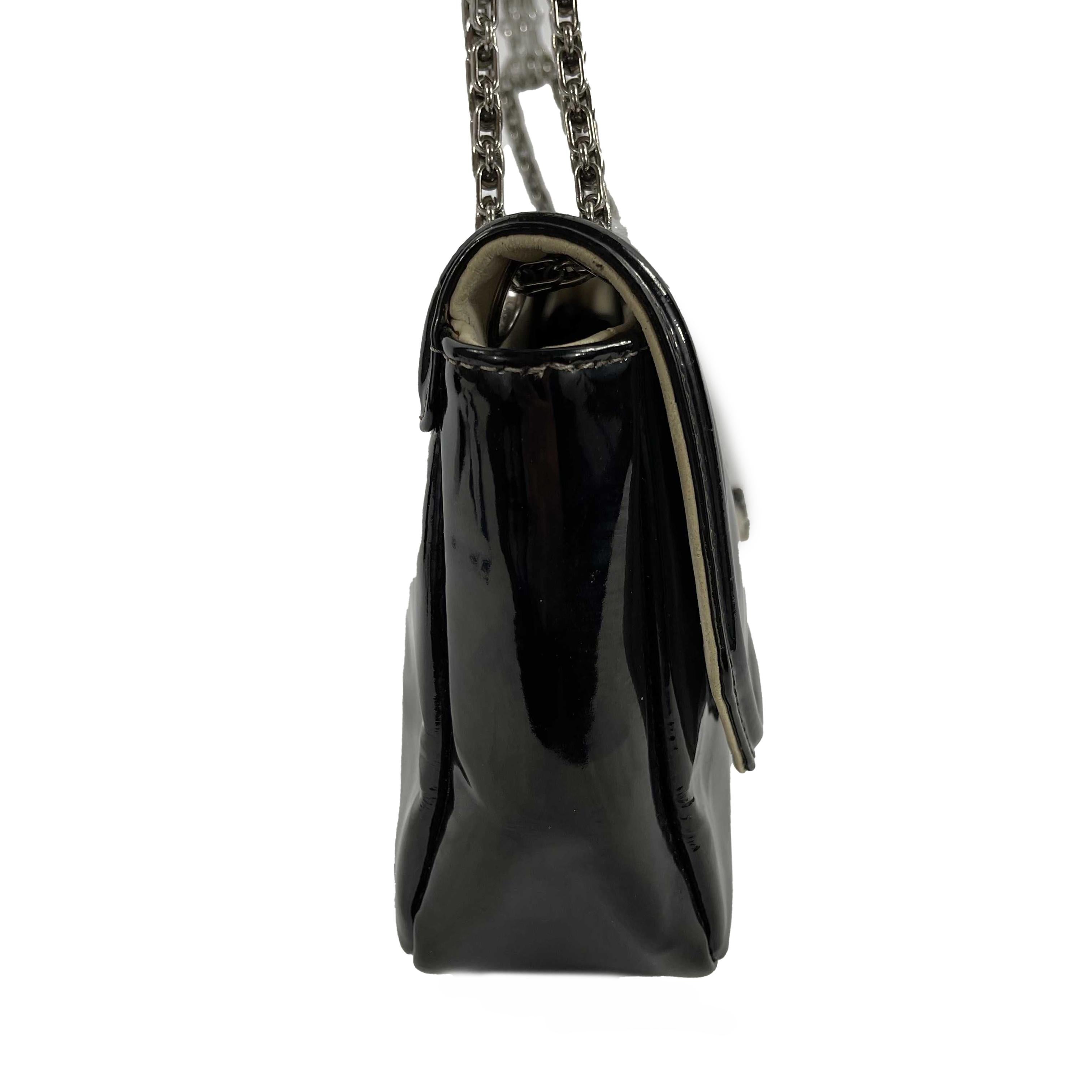 CHANEL Reissue Black Medium Venetian Chain Mademoiselle Flap Shoulder Bag 3