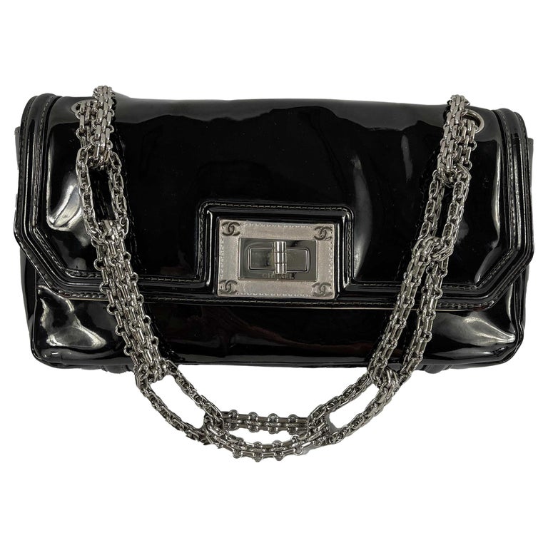 CHANEL Reissue Black Medium Venetian Chain Mademoiselle Flap Shoulder ...