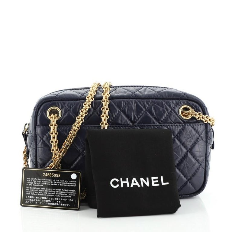 Chanel Reissue Camera Bag Quilted Aged Calfskin East West at 1stDibs