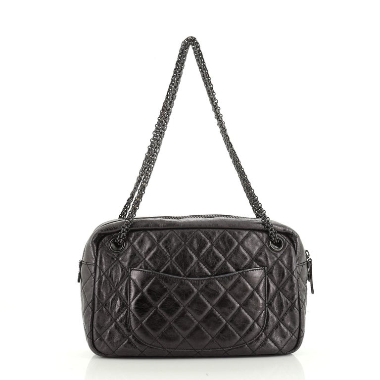 Chanel Reissue Camera Bag Quilted Aged Calfskin Medium at 1stDibs